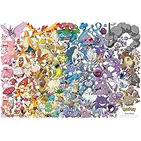 Buffalo Games - Pokemon - Kanto 151-1500 Piece Jigsaw Puzzle for Adults Challenging Puzzle Perfect for Game Nights - Finished Size 38.50 x 26.50