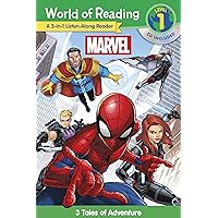 World of Reading: Marvel 3-in-1 Listen-Along Reader-World of Reading Level 1: 3 Tales of Adventure with CD! World of Reading: Marvel 3-in-1 Listen-Along Reader-World of Reading Level 1: 3 Tales of Adventure with CD! Paperback Kindle