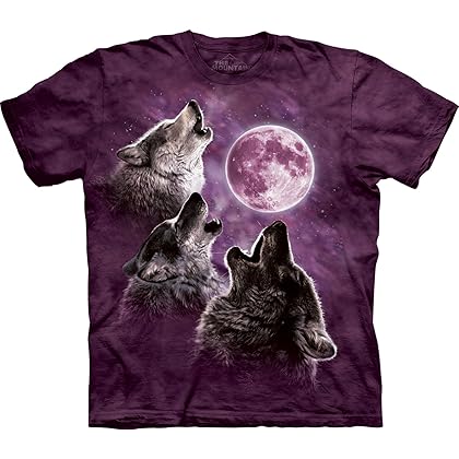 The Mountain Men's Three Wolf Mn in Purple