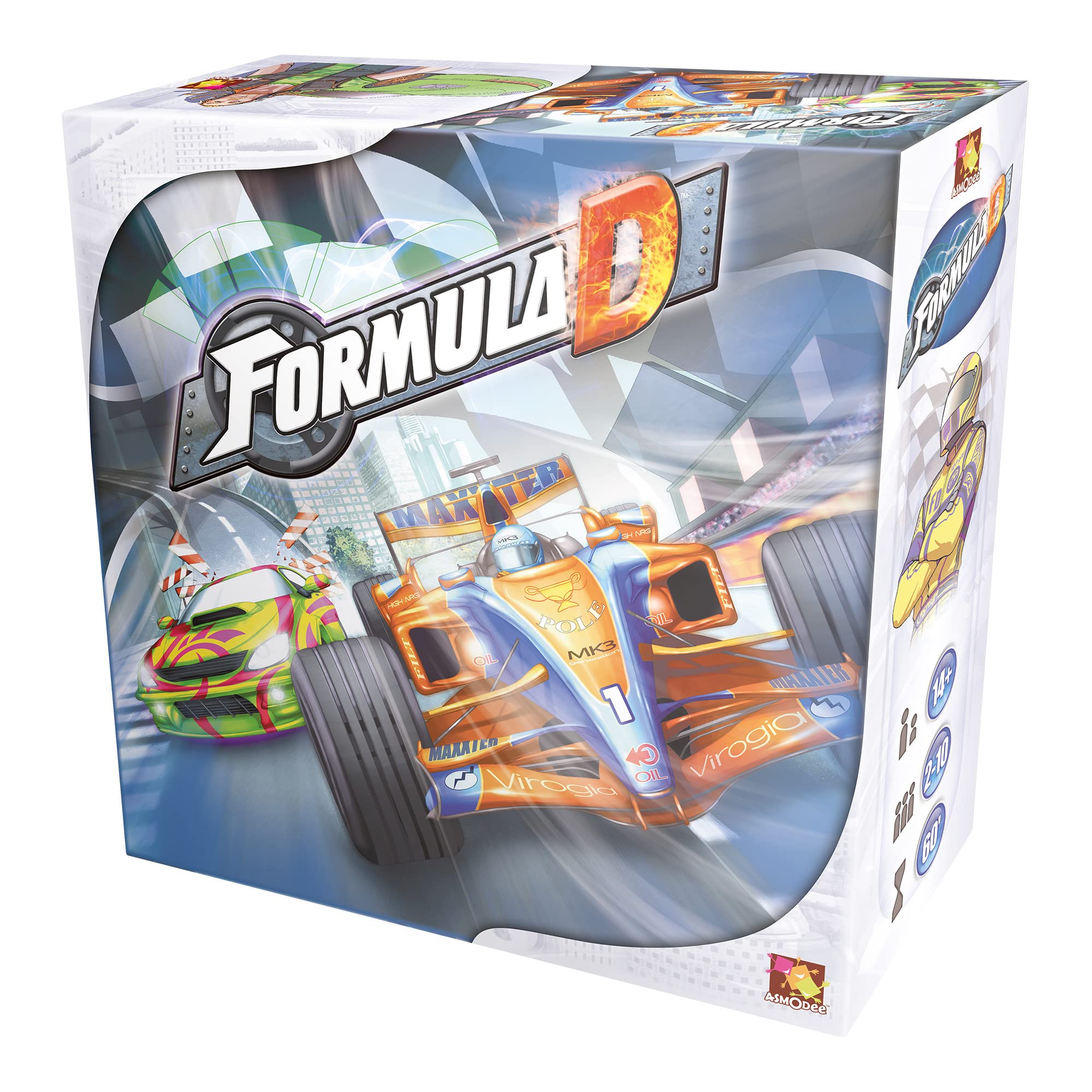 Zygomatic Formula D Board Game | Race Car Strategy Game | Fun Auto Racing Game for Adults | Ages 14+ |2-10 Players | Average Playtime 60 Minutes | Made by Zygomatic