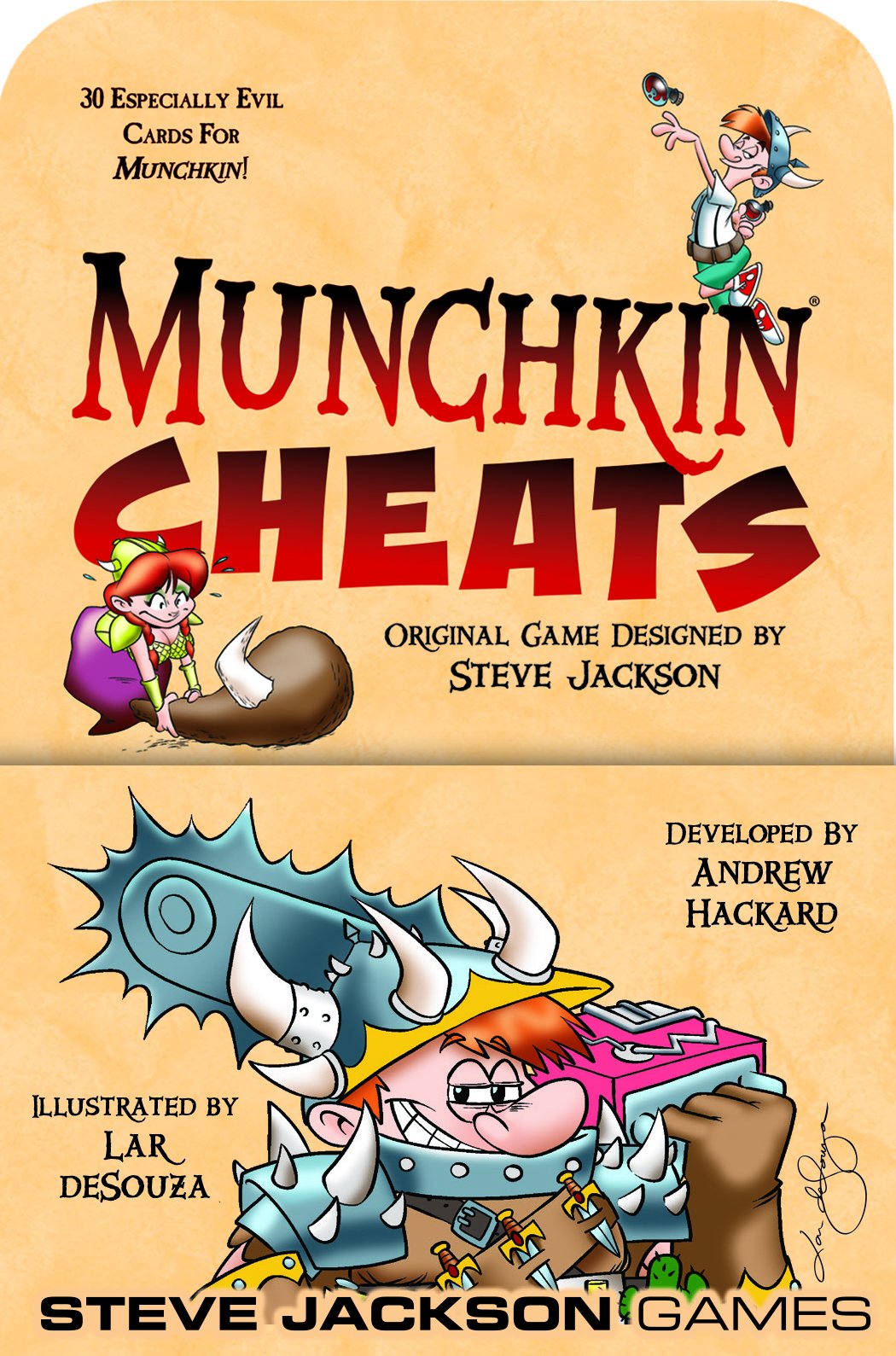Steve Jackson Games Munchkin Cheats Card Game (Mini-Expansion) | 30 Cards | Card Game for Adults, Kids, & Family | Fantasy Adventure Roleplaying Game | Ages 10+ | 3-6 Players | Avg Play Time 120 Min