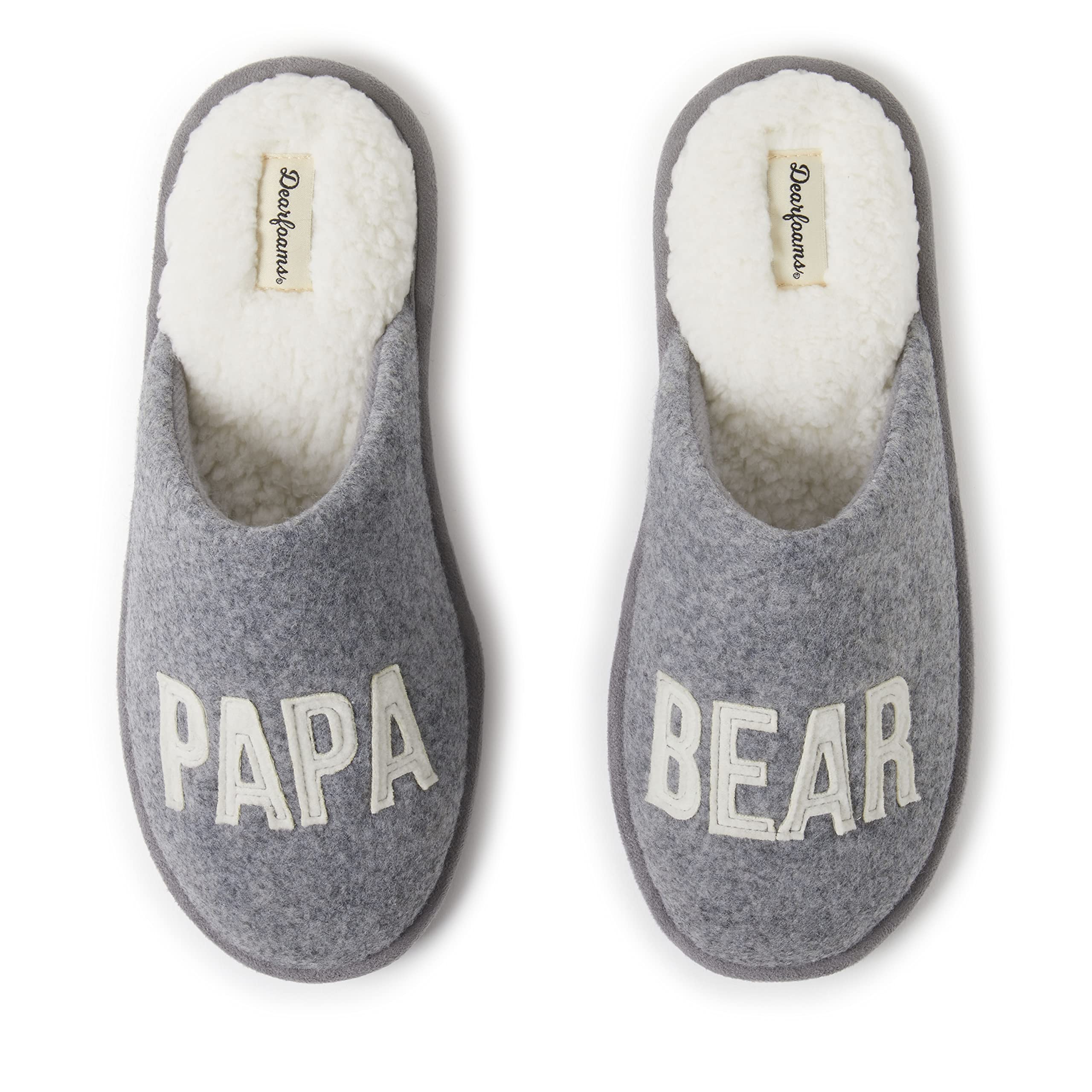 Dearfoams Men's Papa Bear Slipper