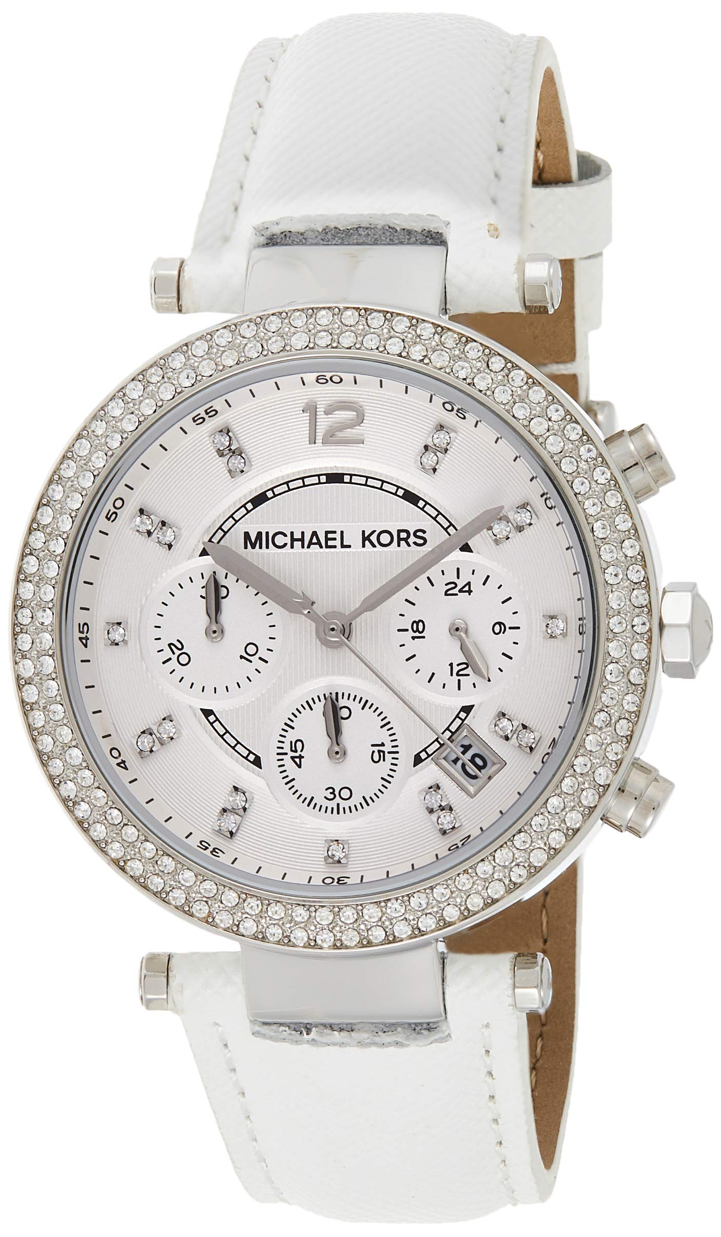 Emery Pavé Rose GoldTone and Crocodile Embossed Leather Watch  Michael  Kors