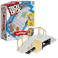 TECH DECK, Flip N’ Grind X-Connect Park Creator, Customizable and Buildable Ramp Set with Exclusive Fingerboard, Kids Toy for Boys and Girls Ages 6 and up