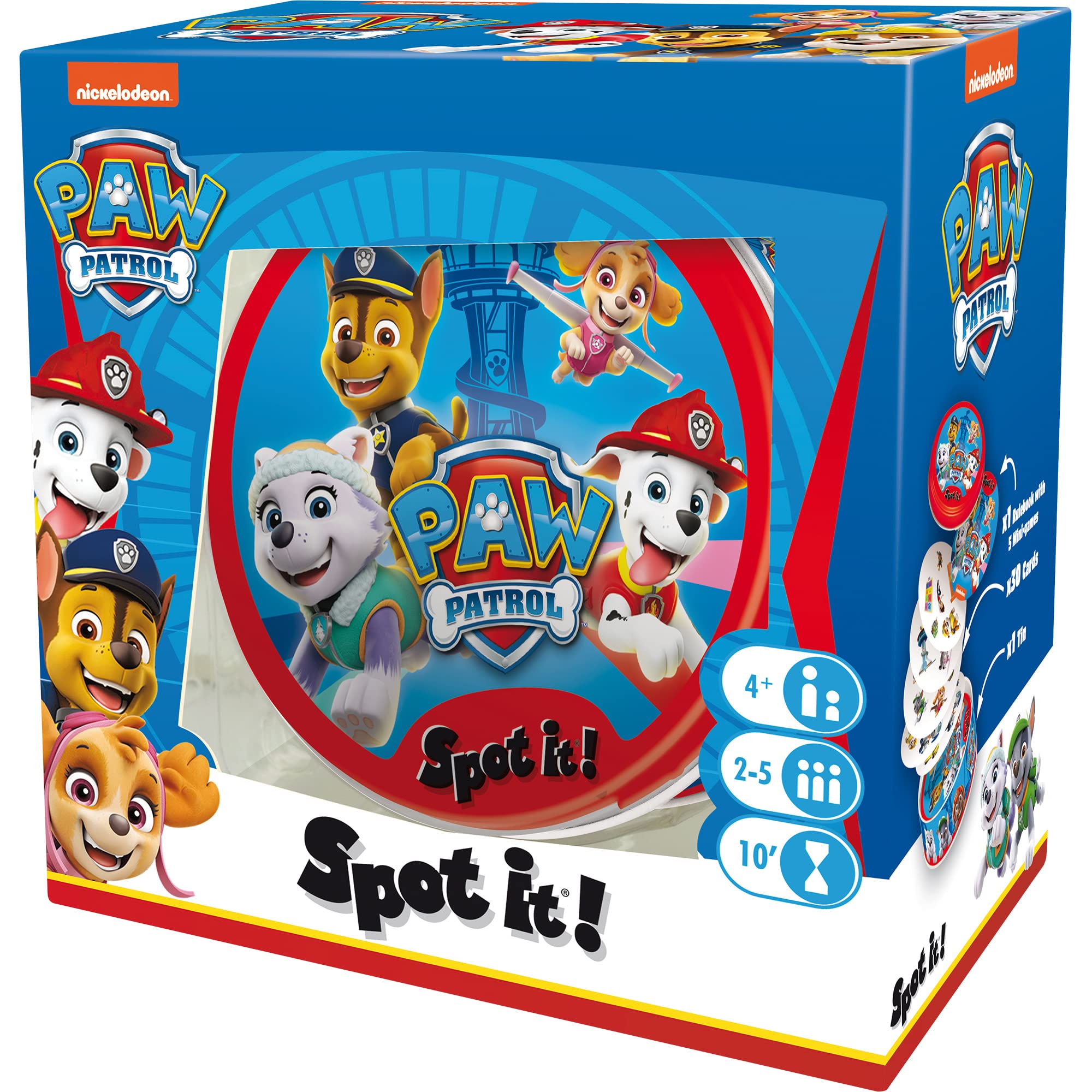 Zygomatic Spot It! Paw Patrol Card Game | Matching Game | Fun Kids Game for Family Game Night | Travel Game for Kids | Great Gift for Kids | Ages 4+ | 2-5 Players | Avg. Playtime 10 Mins | Made