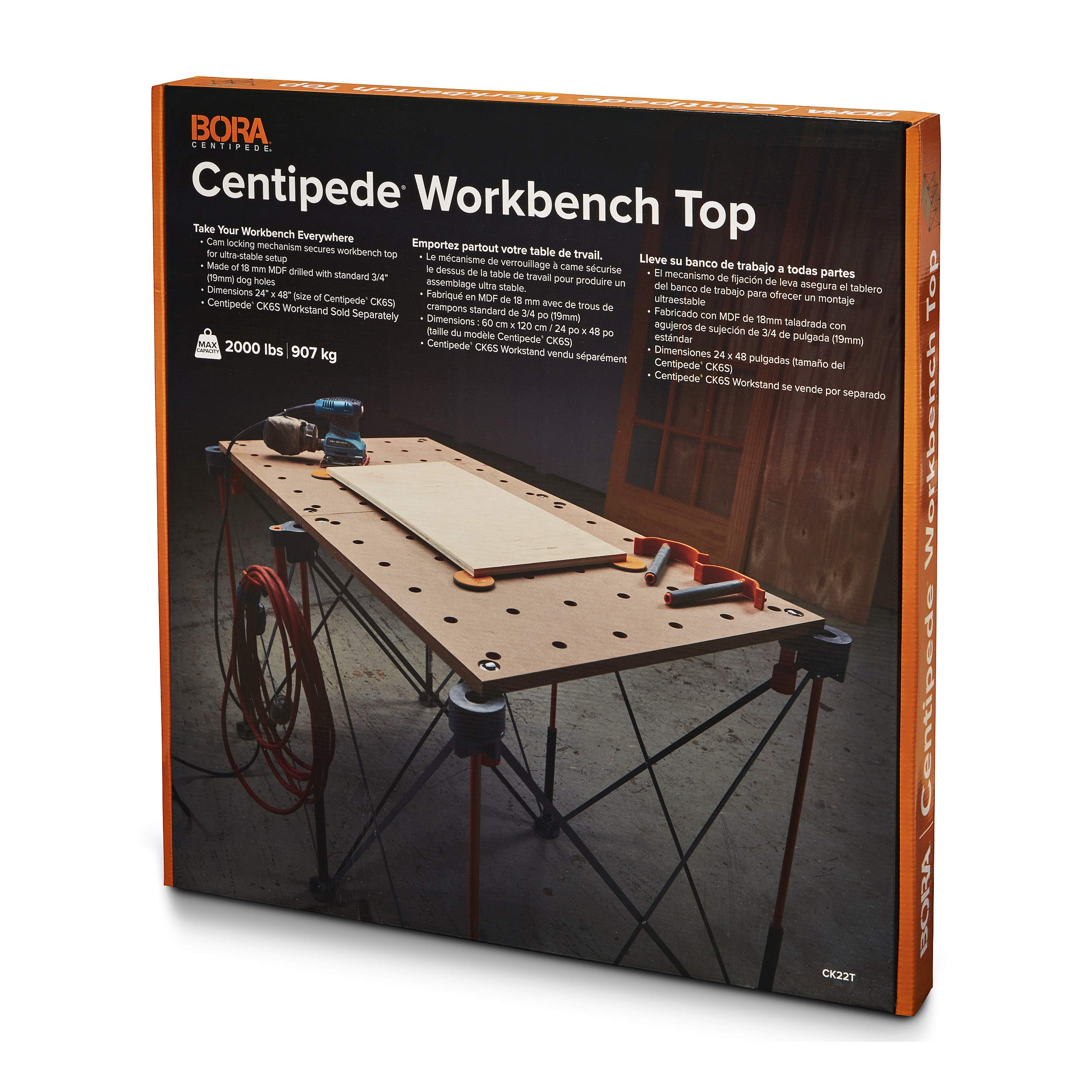 Bora Centipede Workbench Table Top For Bora Centipede Work Stand Saw Horses - 24