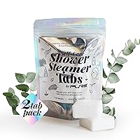 Aromatherapy Shower Steamers - Eucalyptus Essential Oil and Menthol, Made in USA with Natural Ingredients, Shower Bomb Tabs for Self Care, Relaxation, Stress Relief, Best Gifts
