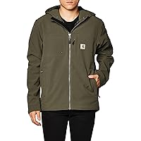 Carhartt Men's Rain Defender Relaxed Fit Midweight Softshell Hooded Jacket