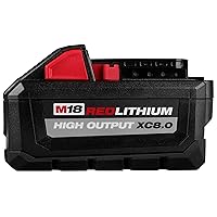 Milwaukee 48-11-1880 M18 REDLITHIUM HIGH OUTPUT 18v 8.0 Ah Lithium-Ion Battery Pack