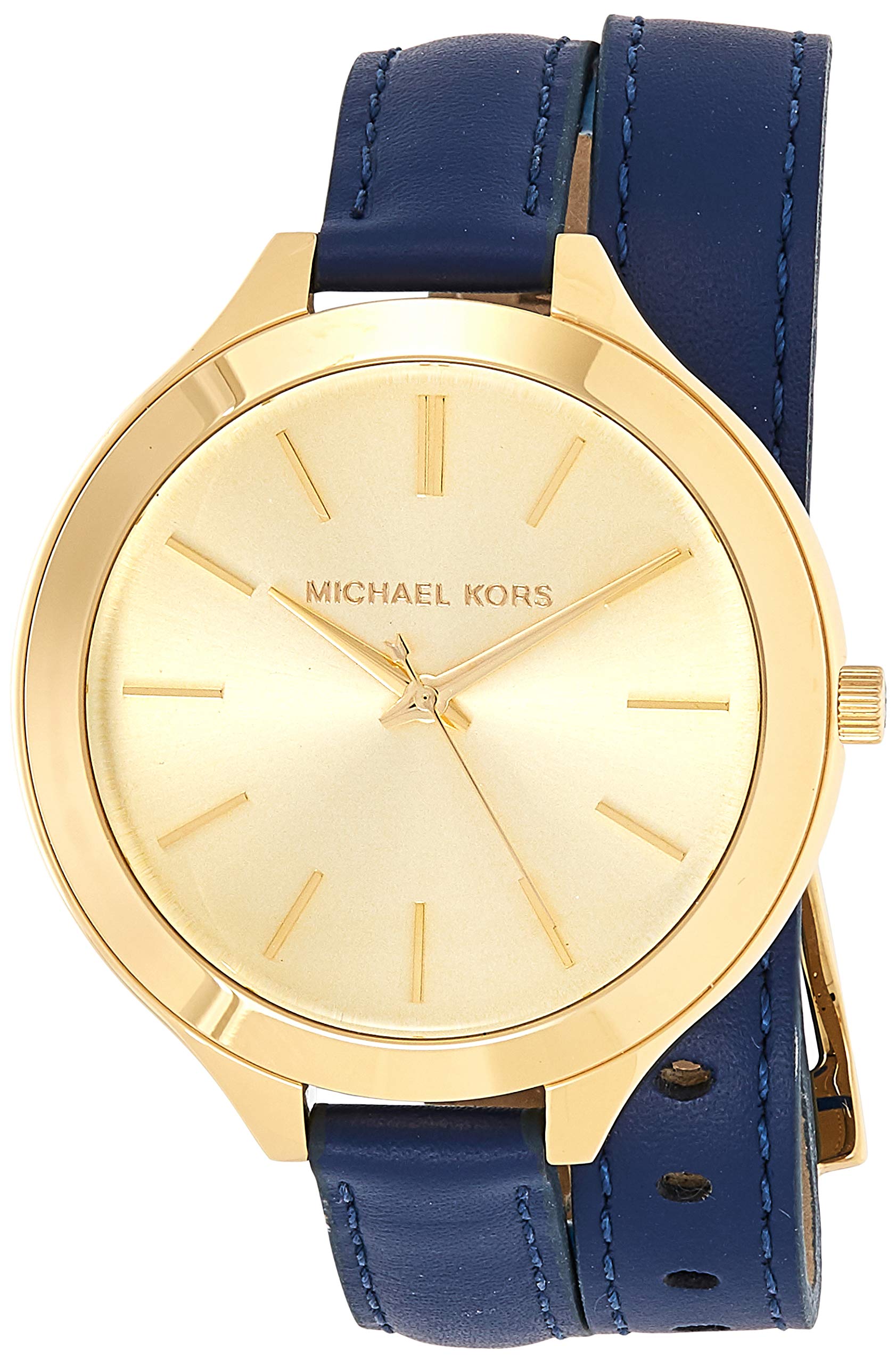 MICHAEL KORS Bradshaw Two Tone Chronograph Leather Watch MK5629 53  eBay