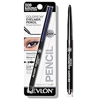 Pencil Eyeliner, ColorStay Eye Makeup with Built-in Sharpener, Waterproof, Smudge-proof, Longwearing with Ultra-Fine Tip, 209 Black Violet, 0.01 oz
