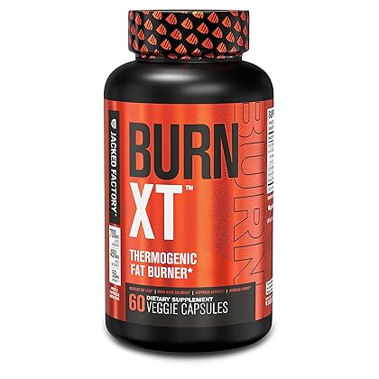 Burn-XT Thermogenic Fat Burner - Clinically Studied Weight Loss Supplement, Appetite Suppressant, & Energy Booster - Fat Burning Acetyl L-Carnitine, Green Tea Extract, & More - 60 Natural Diet Pills