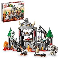 LEGO Super Mario Dry Bowser Castle Battle Expansion Set, Buildable Game with 5 Super Mario Figures, Collectible Playset to Combine with a Starter Course, Super Mario Gift Set for Kids Ages 8-10, 71423