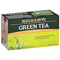Bigelow Green Tea w/ Peach Tea Bags, 20 ct