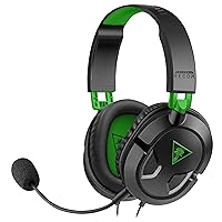 Turtle Beach Recon 50 Wired Gaming Headset - Xbox Series X|S, Xbox One, PS5, PS4, PlayStation, Nintendo Switch, Mobile & PC with 3.5mm - Removable Mic, 40mm Speakers, In-line Controls – Black