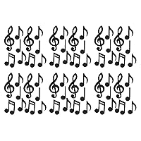 Beistle Mini Musical Notes Silhouettes 60 Piece, 5.5