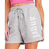 IUUI Womens Sweat Shorts Casual Summer Lounge Athletic Running Workout Gym High Waisted Drawstring with Pocket Comfy Shorts