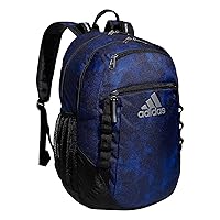 adidas Excel 6 Backpack, Stone Wash Team Royal Blue/Black, One Size