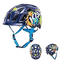 Kali Protectives Chakra Child Bicycle Helmet; Mountain in-Mould Bike Helmet for Child Equipped visor; Dial-Fit; with 21 Vents