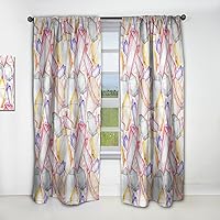 Curtains 'Colorful Diamond Rock Jewelry Mineral' Curtains for Bedroom, Curtains for Living Room, Curtains & Drapes - Thermal Insulated - Single Panel-52x95