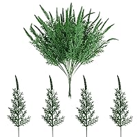 30 PCS Artificial Pine Leaves Branches 13.7’’ Christmas Tree Picks Pine Needle Sprigs Fake Faux Plants for Home DIY Garland Wreath Crafts Xmas Tree Decor