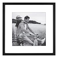 East Village Frame, Black, 14 x 14 in matted to 10 x 10 in, Single