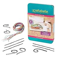 – Friendship Sparkles Creation Kit – Bracelet Making Kit – 31pc Jewelry Set with Rhinestone Chains – DIY Jewelry Kits for Kids Aged 8 Years +
