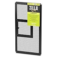Zilla Pet Reptile Terrarium Fresh Air Screen Cover with Hinged Door 20