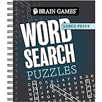 Brain Games - Large Print: Word Search Puzzles (Dark Gray) Brain Games - Large Print: Word Search Puzzles (Dark Gray) Spiral-bound
