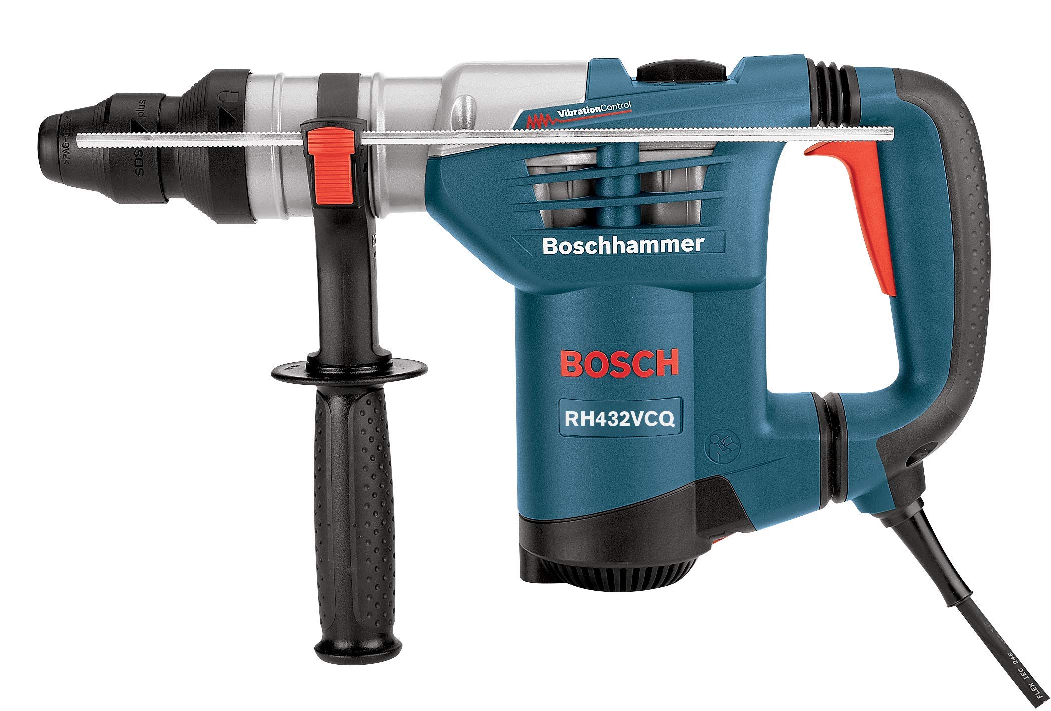 BOSCH RH432VCQ 1-1/4-Inch SDS-Plus Rotary Hammer Kit , Blue (Renewed)