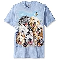 The Mountain Dog Selfie Unisex T Shirt | Premium, Hand-Dyed | Animal Graphic Tee