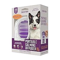 Sentry Behavior Portable Calming Diffuser for Dogs, Reduces Stress and Bad Behavior with Calming Pheromones, Easy-to-use Portable Design, 30 Day Release