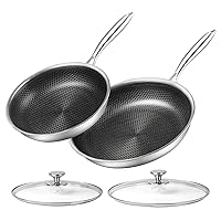 Stainless Steel Frying Pan Set 10