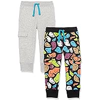 Amazon Essentials Boys and Toddlers' Fleece Cargo Pant (Previously Spotted Zebra)