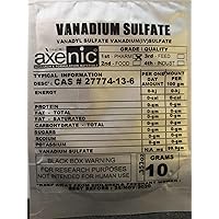 Vanadium SULFATE, 10 Grams Powder - Pure - Vanadyl SULFATE Vanadium(iv) SULFATE