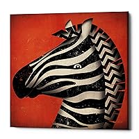 'Zebra Wow' by Ryan Fowler, Canvas Wall Art, 26