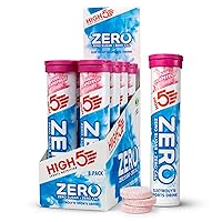 HIGH5 Zero Active Hydration Drink Tabs - 8 x 20 Tablet Tube, Pink Grapefruit