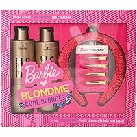 BLONDME x BARBIE™ Home Spa Collection – Cool Blondes with Purple Toning Pigments - Brassiness Corrector for All Blonde Hair Types