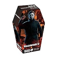 AQUARIUS Halloween II 500pc Puzzle (500 Piece Jigsaw Puzzle) - Glare Free - Precision Fit - Officially Licensed Halloween II Movie Merchandise & Collectibles - 14x19 Inches