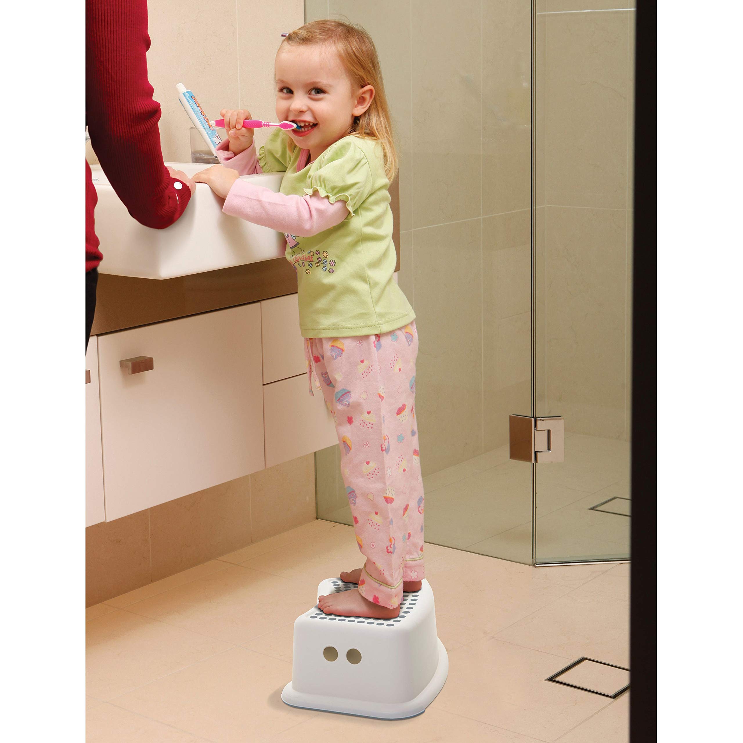 Dreambaby Step Stool for Kids - Non-Slip Base and Contoured Design for Toilet Potty Training and Sink Use