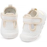 Baby Toddler Girls Boys Shoes Lightweight Breathable for Non-Slip Infant First Walking Shoes Outdoor Toddler Sneakers 6 9 12 18 24 Months