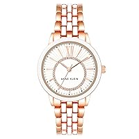 Anne Klein Women's Glitter Accented Bracelet Watch, AK/3924