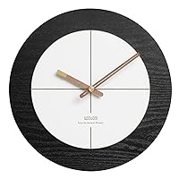 WOZOOM Design Modern Home Decor Luxury Nordic Wall Clock Wooden Clock for Living Room Minimalist Fashion Creative Wall Art