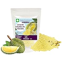 Thailand Flavors Fruit Durian Powder for Cake, Cookie, Smoothie, Ice cream, Latte, Yogurt, Cereal, Hot and Cold drink or Sprinkle over food. (Durian, 1.75 Oz.)
