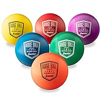 Franklin Sports Super Skin 6-Pack of Dodgeball Balls, 7-Inch, Easy-Grip Foam Balls for Playground and Gymnasium Games