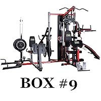 Signature Fitness Multifunctional Home Gym System Workout Station with Leg Extension and Preacher Curl, 122.5LB Weight Stack, Multiple Options, Multiple Packages
