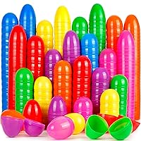 120 Pcs Colorful Plastic Easter Eggs Bulk, 2.3 