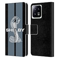 Head Case Designs Officially Licensed Shelby Gray Car Graphics Leather Book Wallet Case Cover Compatible with Xiaomi 13 5G