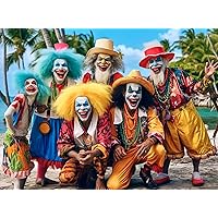 Caribbean Carnival - Premium 1000 Piece Jigsaw Puzzle for Adults by Cross & Glory | Eco-Friendly, Unique Art | Best Gift for Puzzle Lovers and Beach Enthusiasts | Anti-Glare Satin Finish