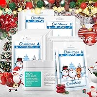 Glycolic Acid Pads 35% AHA Facial Resurfacing Pads, Exfoliating Face Wipes Peel Pads for Dark Spots Acne Fine Lines & Wrinkles+ Face Mask Skincare Hydrating Face Masks 10 Sheets